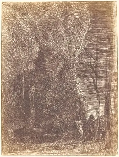 Dante and Virgil (Dante et Virgile), by Jean Baptiste Camille Corot