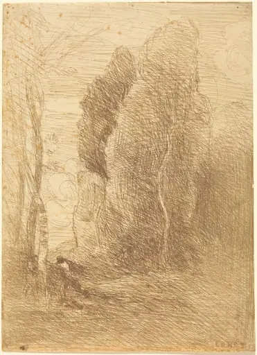 Hide-and-Seek (Cache-cache), by Jean Baptiste Camille Corot