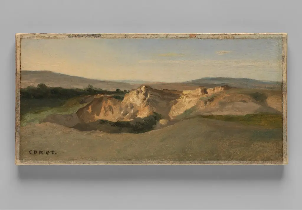 Italian Landscape, by Jean Baptiste Camille Corot, 1825