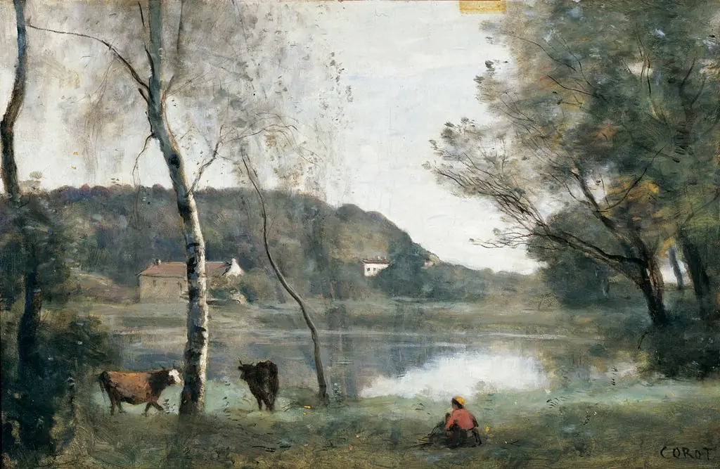 L'Étang de ville d'Avray, by Jean Baptiste Camille Corot
