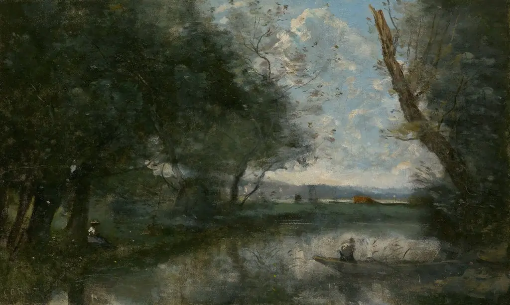Landscape, by Jean Baptiste Camille Corot