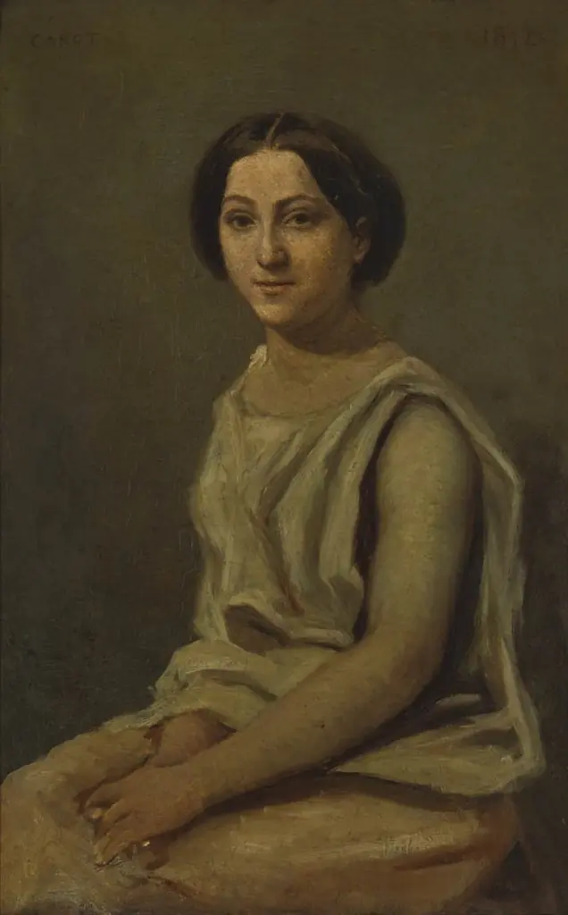 Louise Audiat, by Jean Baptiste Camille Corot