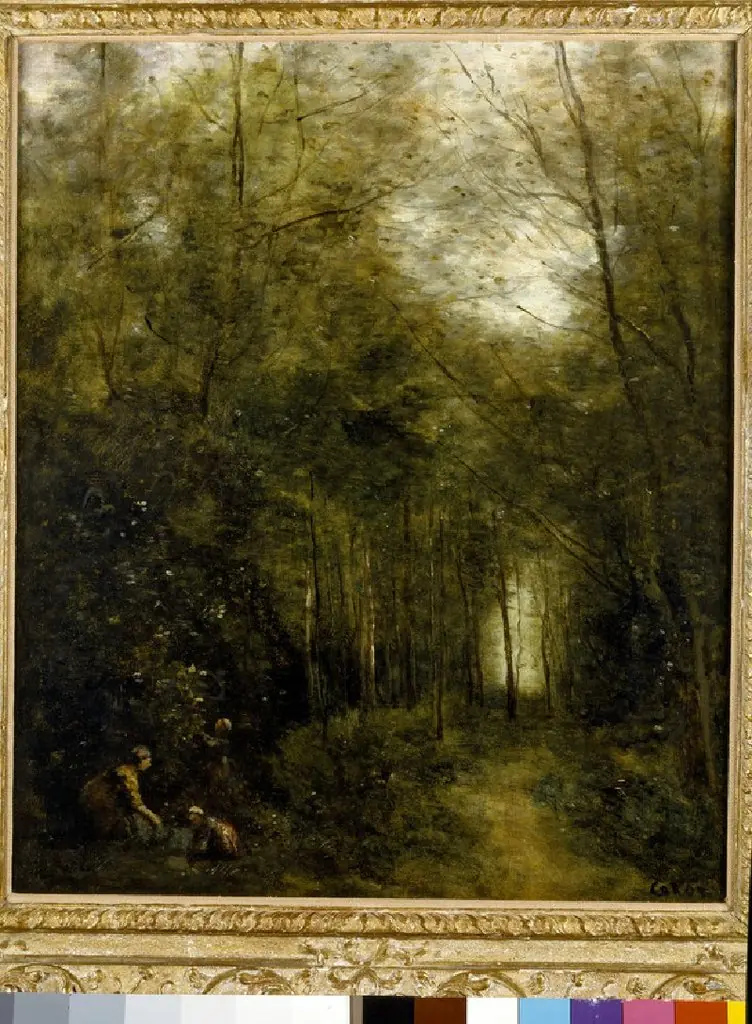 Montfermeuil, the Brook in the Wood, by Jean Baptiste Camille Corot