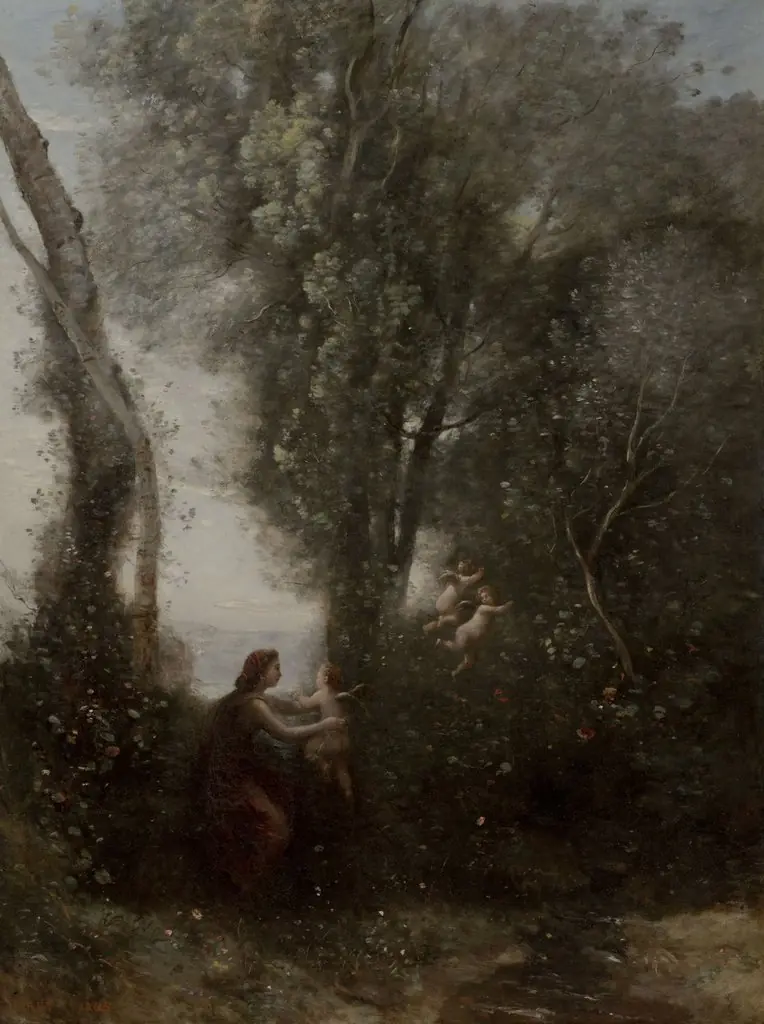 Morning, by Jean Baptiste Camille Corot