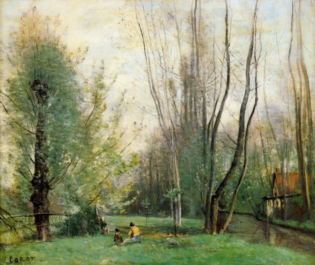 Morning near Beauvais, by Jean Baptiste Camille Corot
