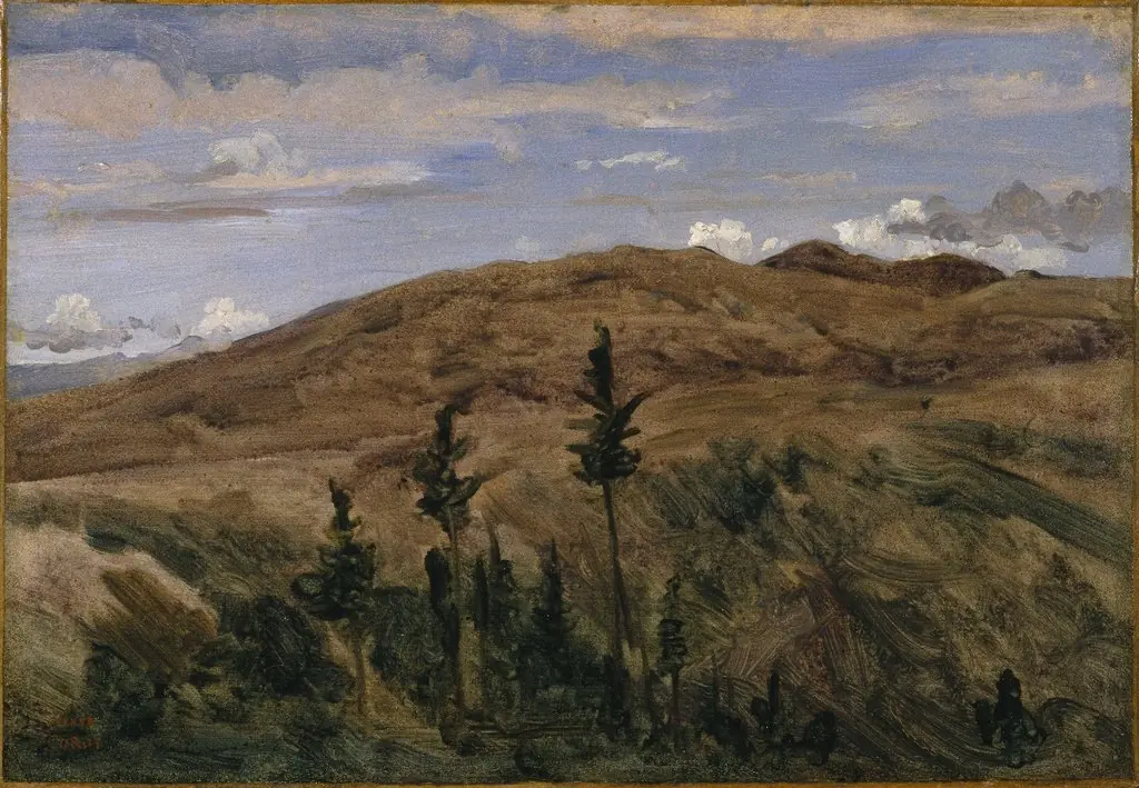 Mountains in Auvergne, by Jean Baptiste Camille Corot