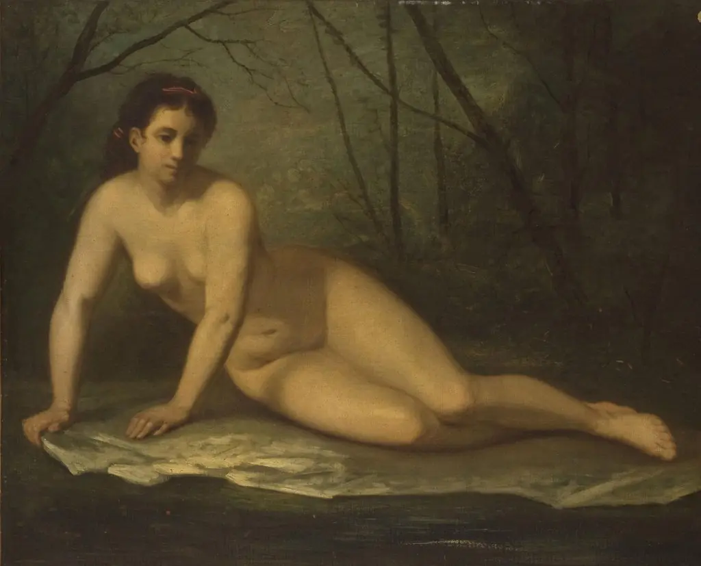 Nude Woman, by Jean Baptiste Camille Corot