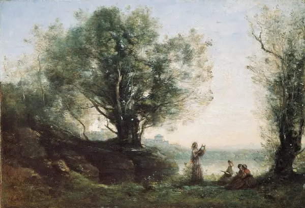 Orpheus Lamenting Eurydice, by Jean Baptiste Camille Corot