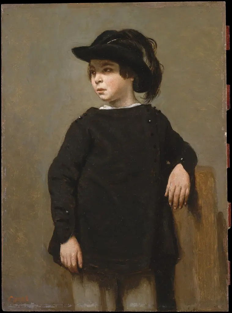 Portrait of a Child, by Jean Baptiste Camille Corot