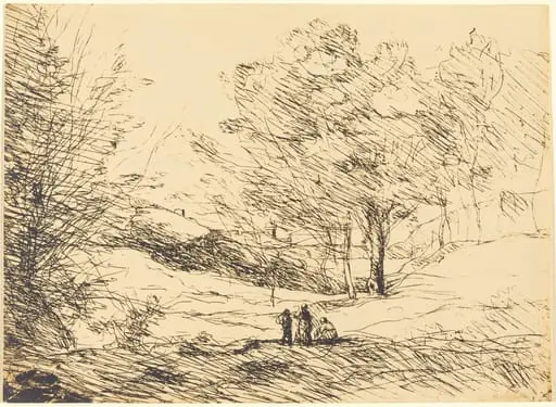 Souvenir of Lake Maggiore (Souvenir du Lac Majeur), by Jean Baptiste Camille Corot
