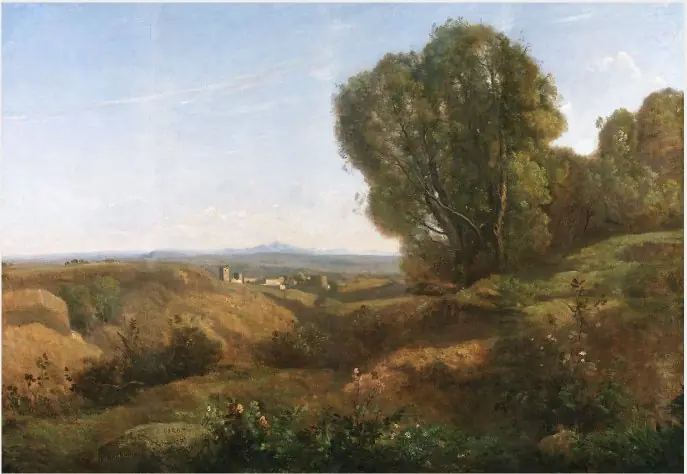 Souvenir of Roquemaure in the Gard, by Jean Baptiste Camille Corot
