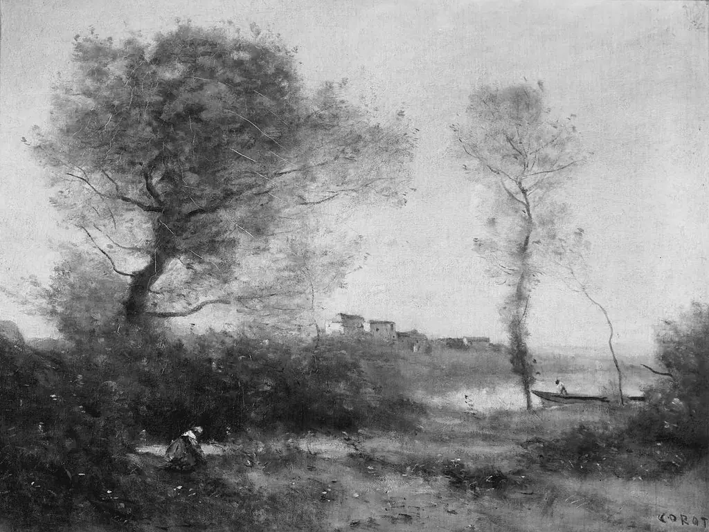 Souvenir of the Banks of the Saône, by Jean Baptiste Camille Corot