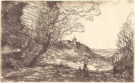 Souvenir of the Environs of Monaco (Souvenir des environs de Monaco), by Jean Baptiste Camille Corot