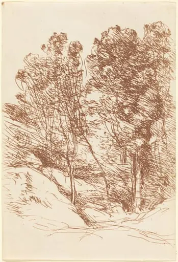 Souvenir of the Sole Valley (Souvenir de la Vallee de la Sole), by Jean Baptiste Camille Corot