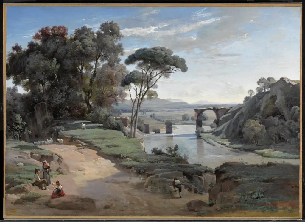 The Bridge at Narni, by Jean Baptiste Camille Corot