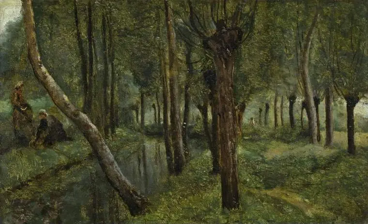 The Dyke, by Jean Baptiste Camille Corot