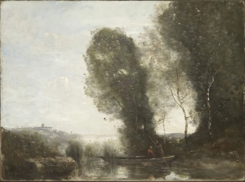The Ferry, by Jean Baptiste Camille Corot
