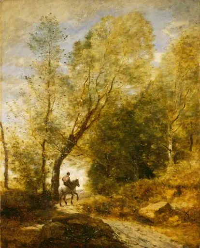 The Forest of Coubron, by Jean Baptiste Camille Corot