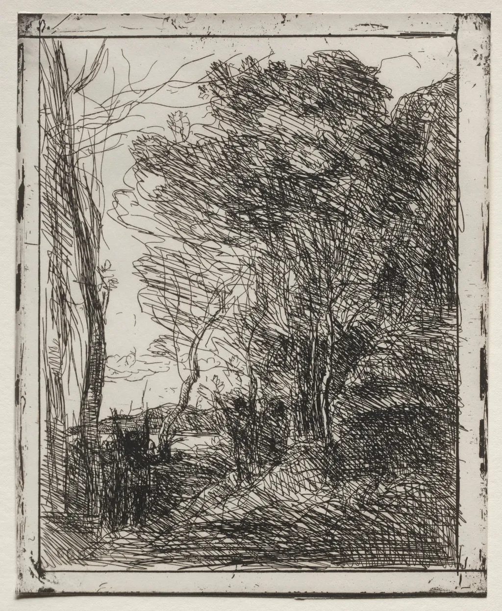 The Gallic Round, by Jean Baptiste Camille Corot, 1857