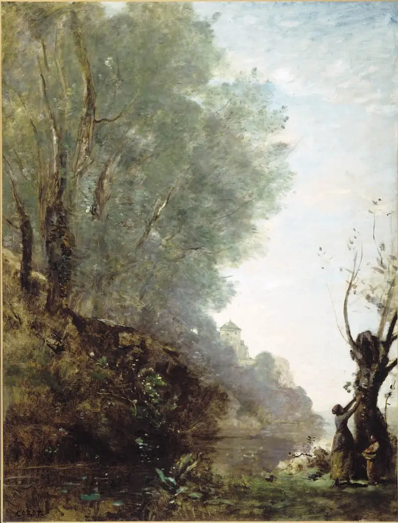 The happy island, by Jean Baptiste Camille Corot
