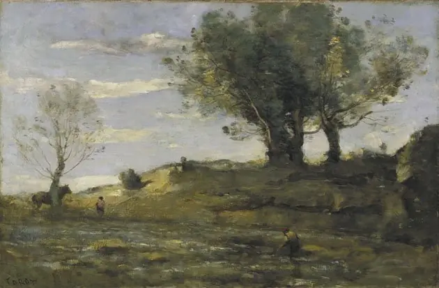 The Riverbank, by Jean Baptiste Camille Corot