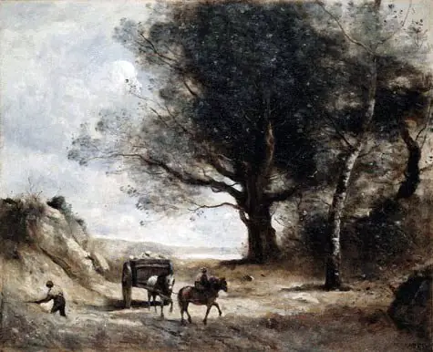The Stonecutters, by Jean Baptiste Camille Corot