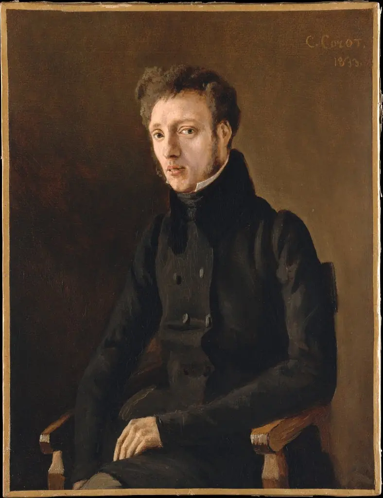 Toussaint Lemaistre (1807/8–1888), by Jean Baptiste Camille Corot, 1833