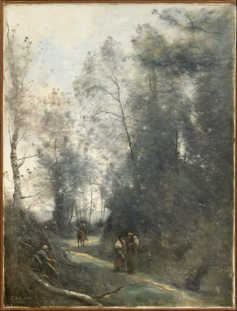 Turn in the Road, by Jean Baptiste Camille Corot