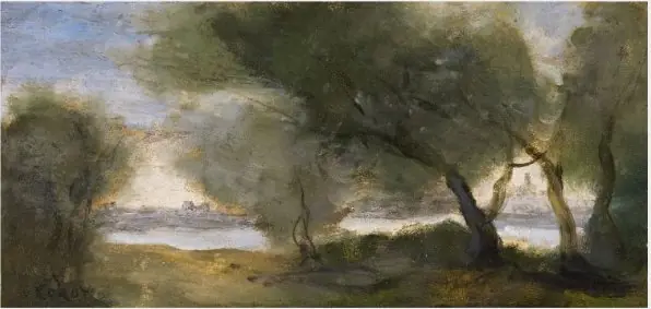 Willows, by Jean Baptiste Camille Corot