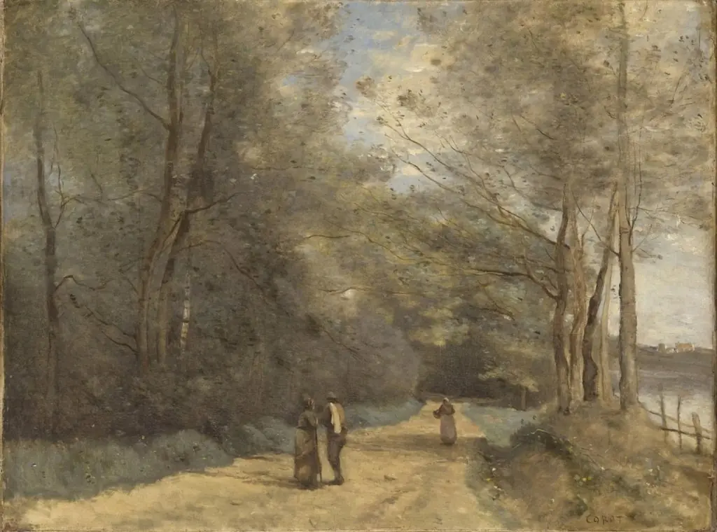 Wooded Path near Ville d'Avray