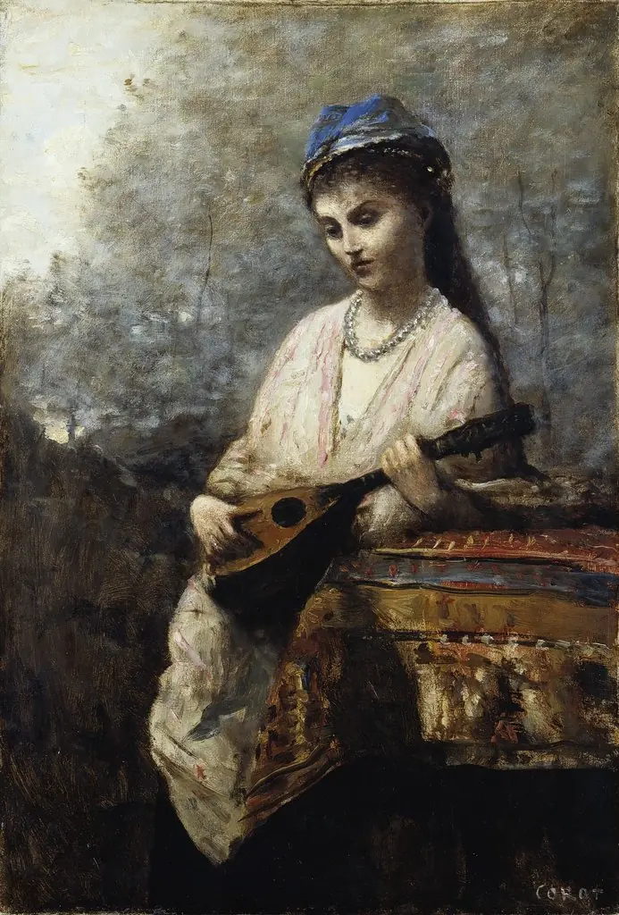 Young Girl with a Mandolin