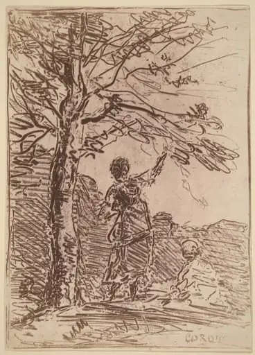 Young Woman and Death (La Jeune Fille et la Mort), by Jean Baptiste Camille Corot