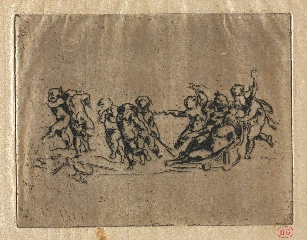 Bacchanal with Children and Chariot, by Jean-Baptiste Carpeaux, 1865