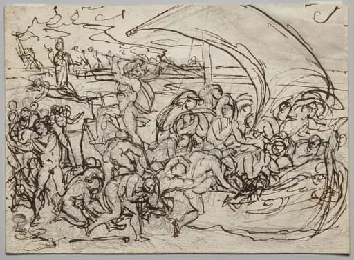 Charon and the Souls of the Dead, by Jean-Baptiste Carpeaux