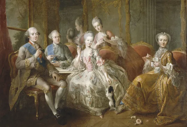 The family of the Duke of Penthièvre called la tasse de chocolat
