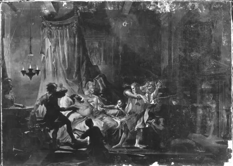 Der Tod des Cato von Utica, by Jean-Baptiste Corneille