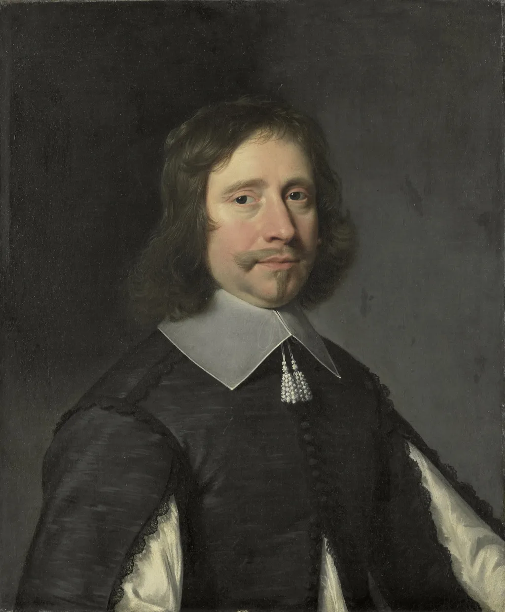 Portrait of a man, perhaps Philippe de la Trémoïlle (1596-?), count of Olonne, by Jean Baptiste de Champaigne, oil, 1650