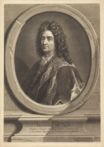 Francois de Troy, by Jean-Baptiste de Poilly