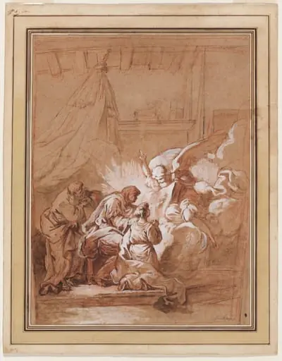 The Education of the Virgin, by Jean-Baptiste Deshays