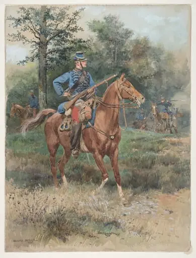 Chasseur à Cheval (Soldier on Horseback), by Jean-Baptiste Edouard Detaille