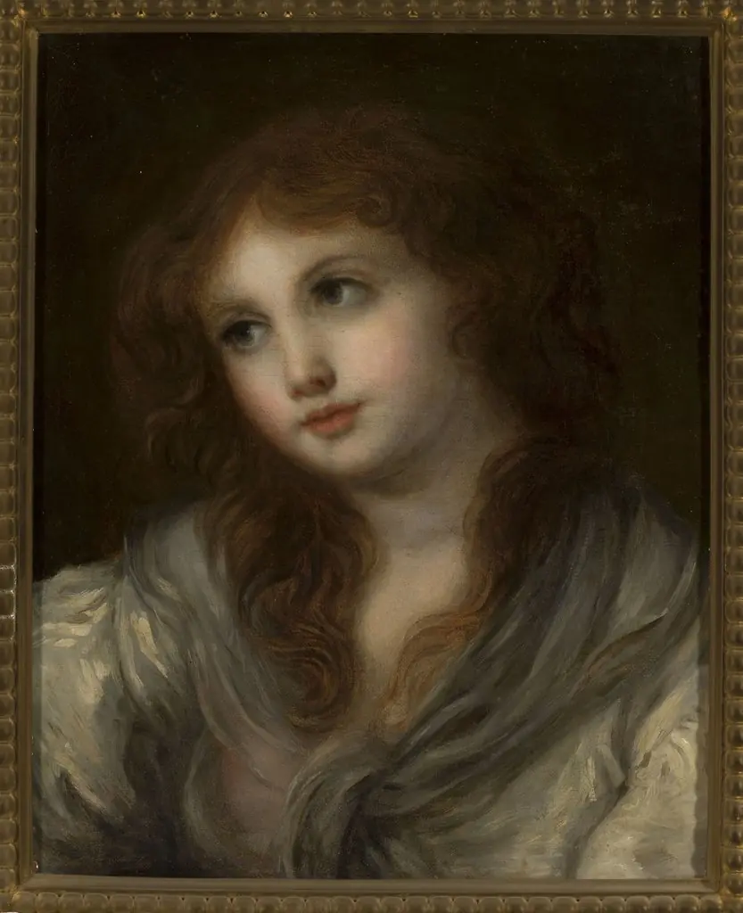 Bust of a girl, by Jean-Baptiste Greuze