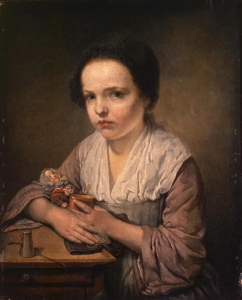 Girl with a Doll, by Jean-Baptiste Greuze