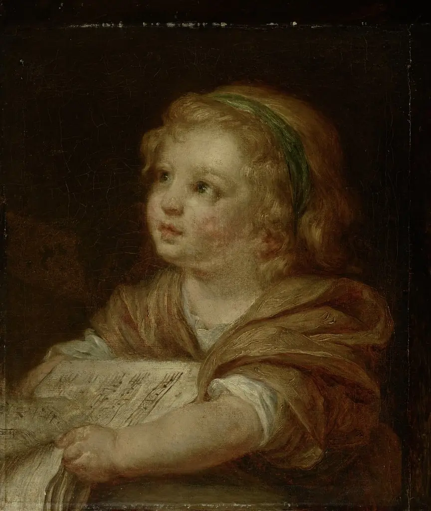 Girl with Music Book, by Jean-Baptiste Greuze