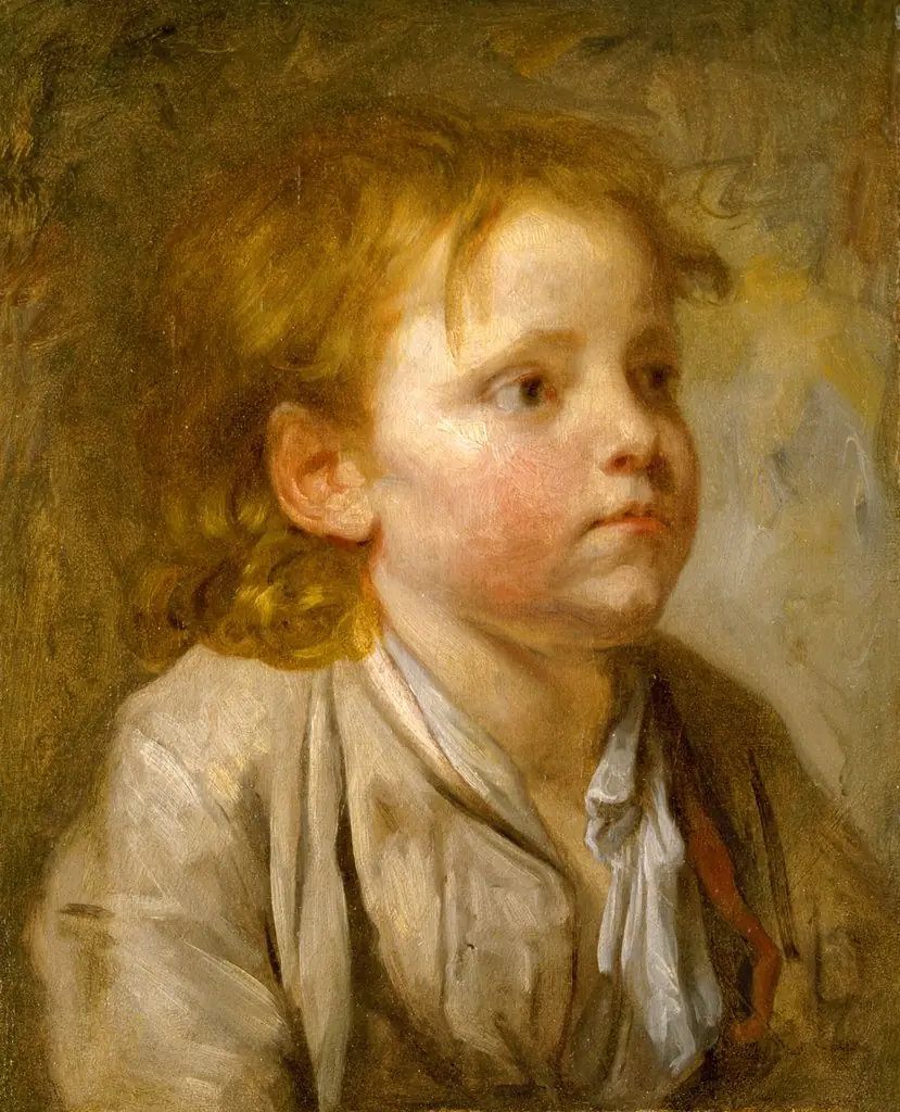 Head of a Young Boy, by Jean-Baptiste Greuze