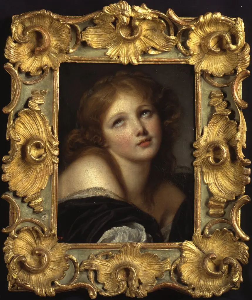 Head of a Young Girl, by Jean-Baptiste Greuze