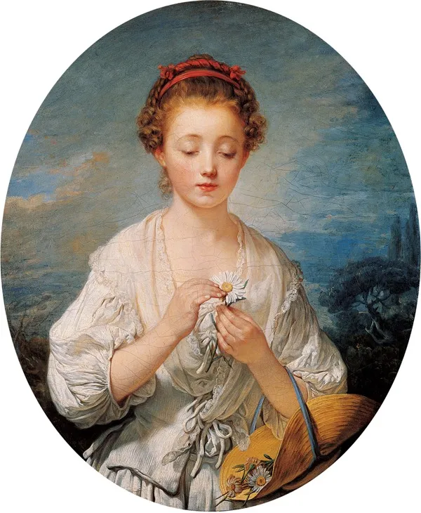 La Simplicité (Simplicity), by Jean-Baptiste Greuze, oil, 1759