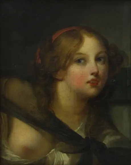 Portrait of a girl, by Jean-Baptiste Greuze