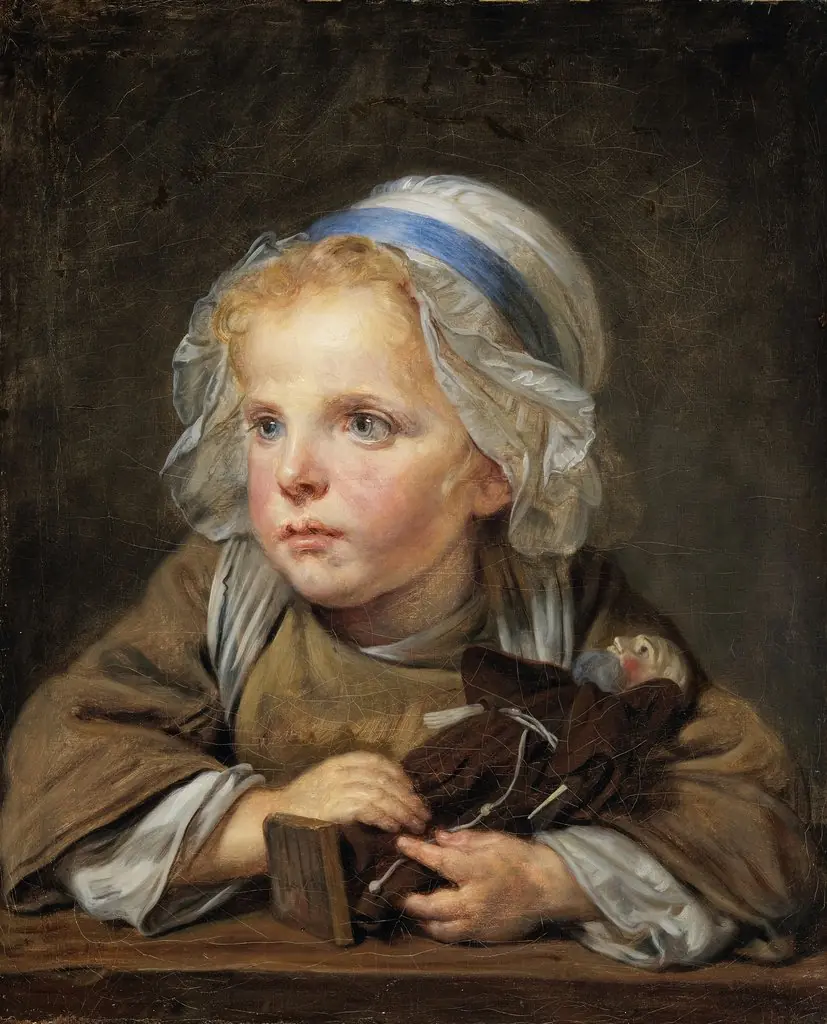 The Capuchin Doll, by Jean-Baptiste Greuze