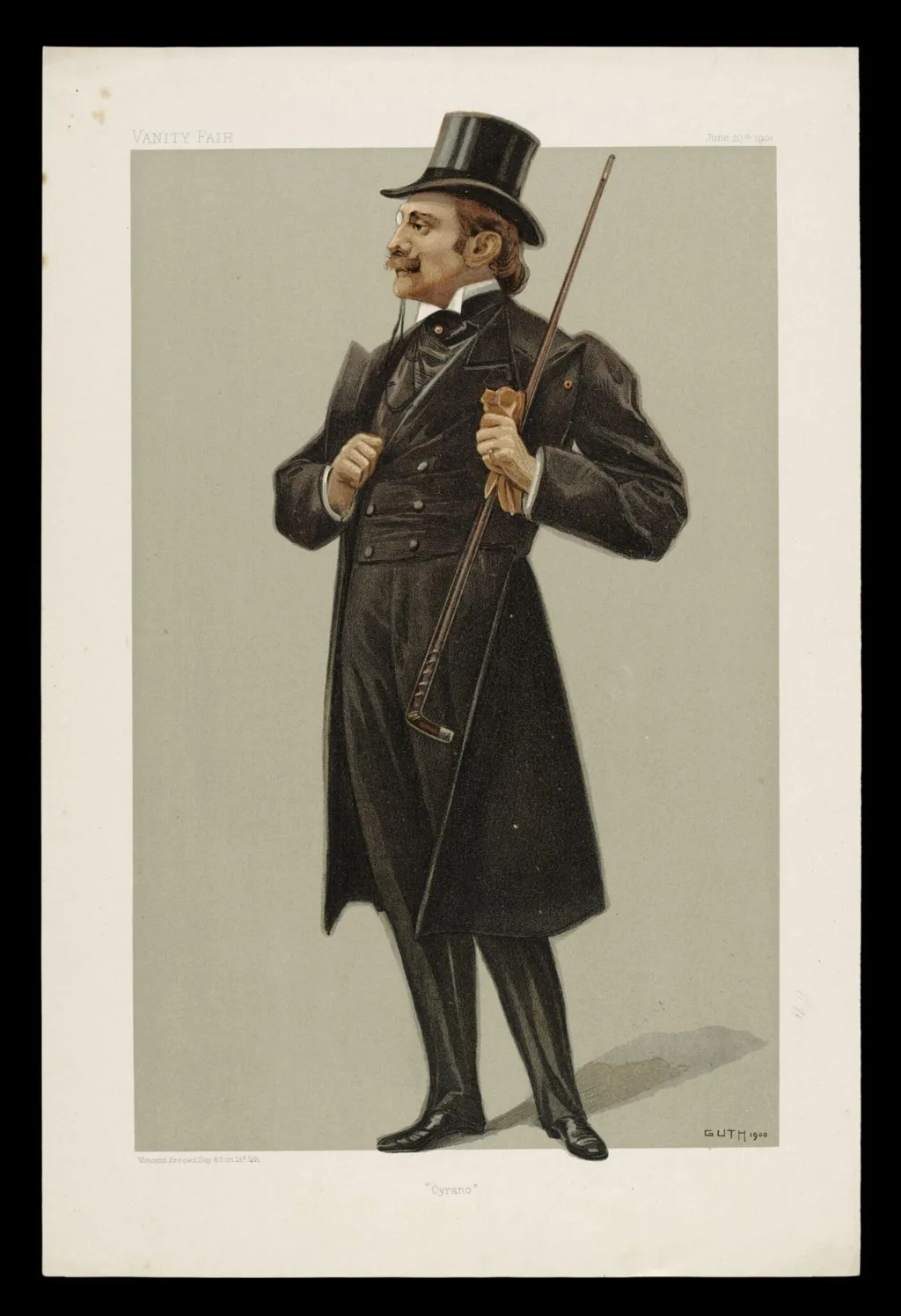 H Beard Print Collection, by Jean Baptiste Guth, 20