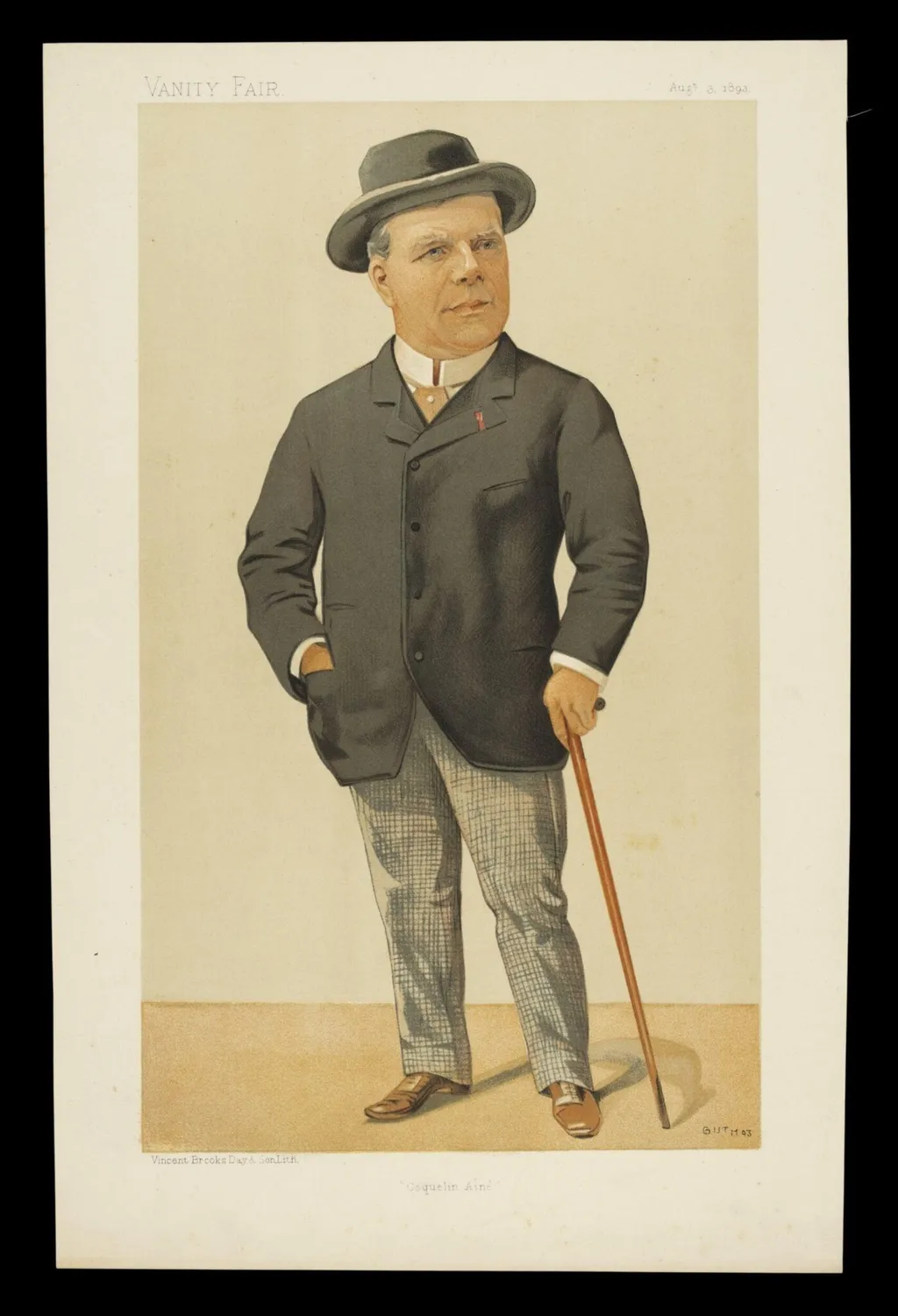 H Beard Print Collection, by Jean Baptiste Guth, 3
